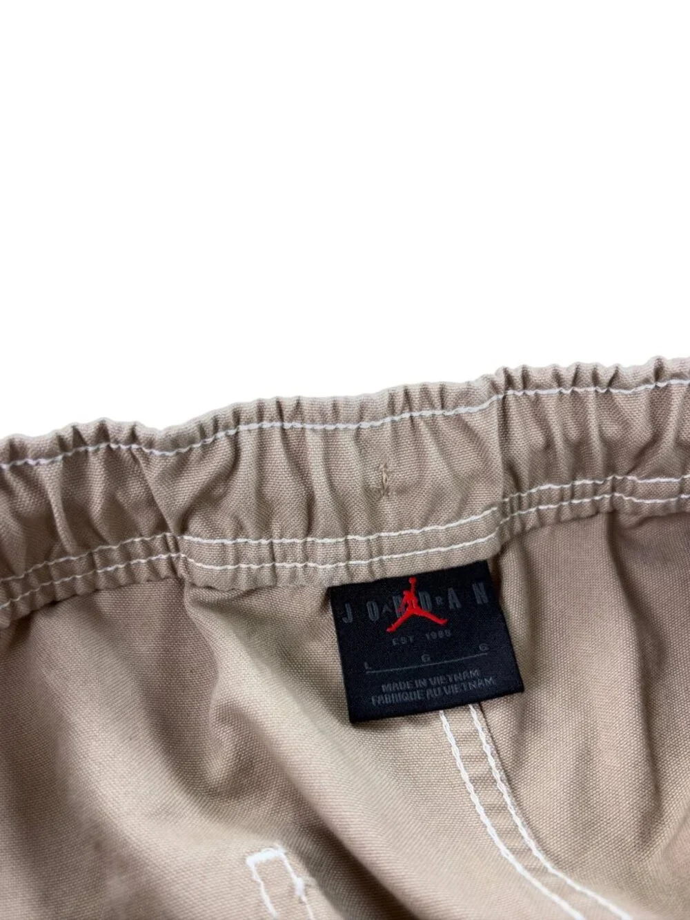 Jordan Chicago Canvas Cargo Pants Mens Size L Desert Camo FV7255-257 NEW